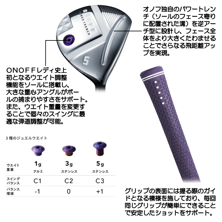レディース オノフ 2025 LADY フェアウェイウッド LP425F 女性用 レディース オノフ 2025 LADY フェアウェイウッド LP425F 女性用