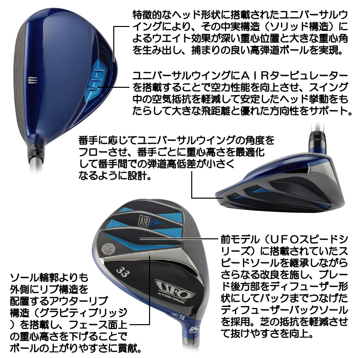 【美品】キャスコ パワートルネードUFO U5 22° キャスコ UFO by パワートルネードの試打レビュー 口コミ・評価