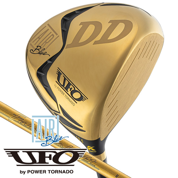 キャスコ UFO AIR DD by パワートルネード ゴールド仕様 ドライバー