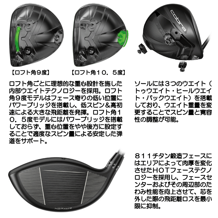 コブラ DSアダプト LS ドライバー スピーダー NX バイオレット 60 右