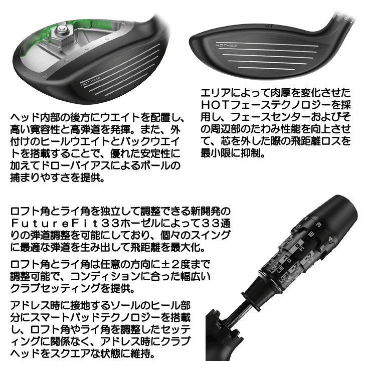 コブラ DSアダプト MAX フェアウェイウッド LIN-Q for Cobra 右利き用