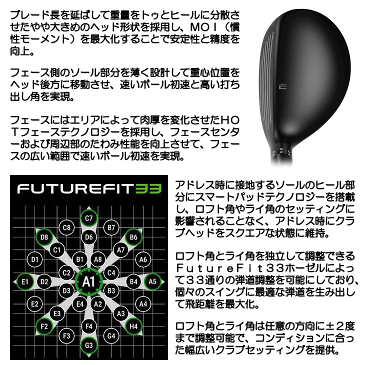 コブラ OPTM (オプティム) ユーティリティ LIN-Q for Cobra 右利き用