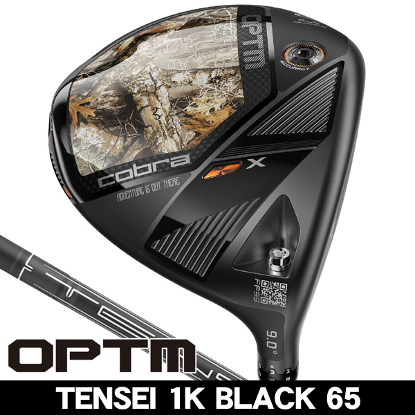 コブラ OPTM (オプティム) X RT ドライバー TENSEI 1K BLACK 65 右利き