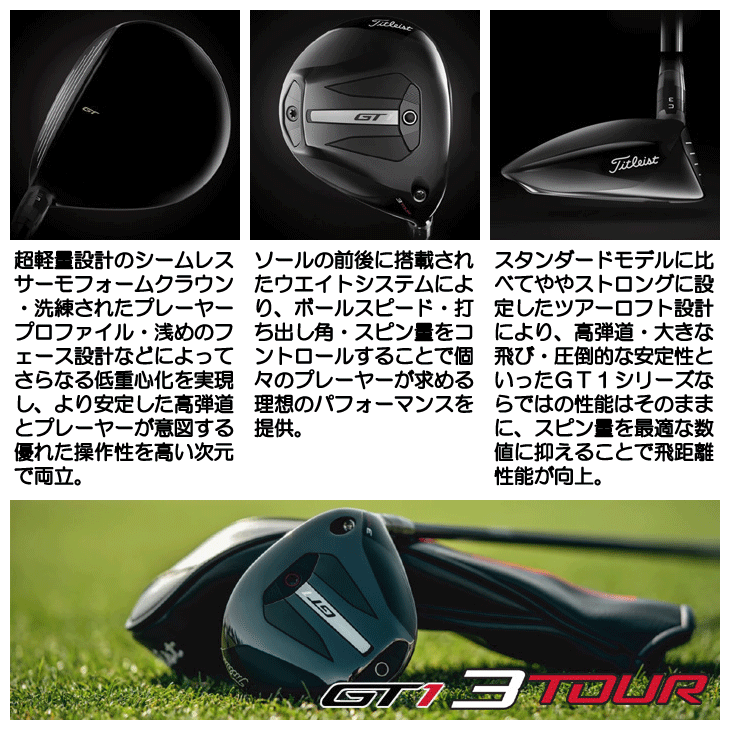 クラブ Titleist GT1 3TOUR TENSEI 1K BLUE 65S 3W 中古】GT1 3TOUR フェアウェイウッド TENSEI 1K BLUE 65 14.5 S