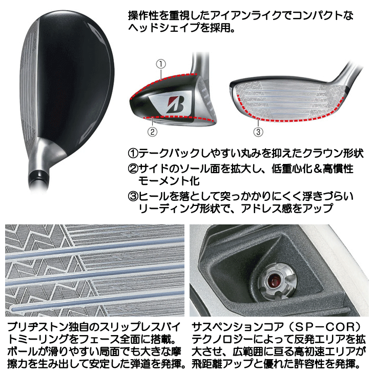 ブリヂストン BX1ST ユーティリティ VENTUS BS6 UT 右利き用 | つるや