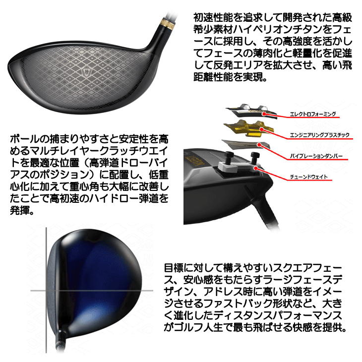 マジェスティ 2025 ロイヤル ドライバー LV560B 右利き用 | つるや