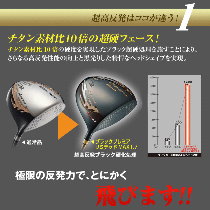 プレミア飛匠 やばく 左【新品】世界最薄激弾きの超高反発マキシ