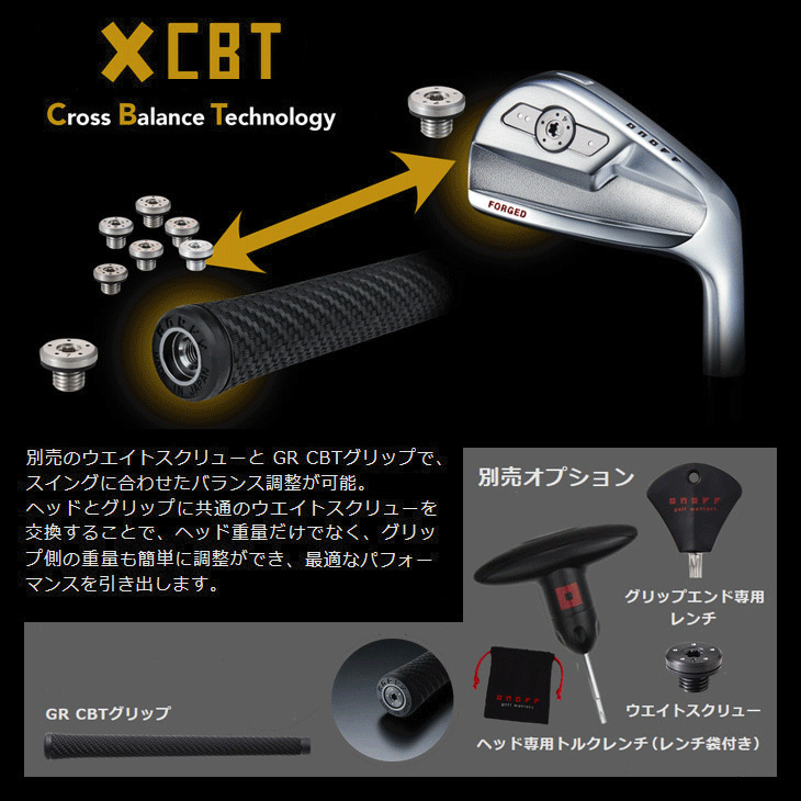 オノフ 2026 ONOFF KURO アイアン単品(#4/#5) N.S.PRO MODUS3 TOUR 110