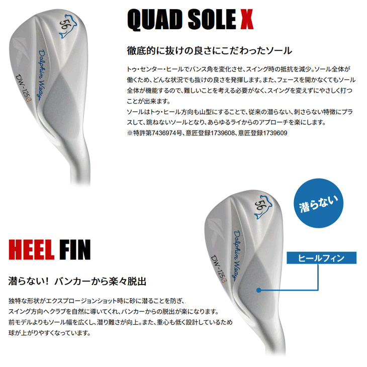 キャスコ DW-125G ドルフィンウェッジ ミッドナイトブルー N.S.PRO