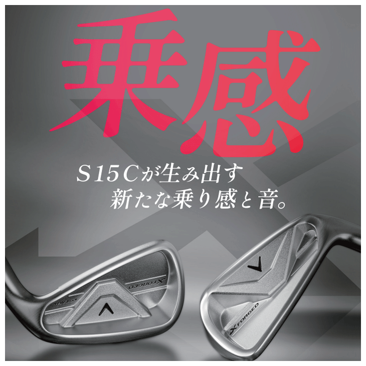 キャロウェイ Xフォージド アイアン 5本セット (#6/#7/#8/#9/PW