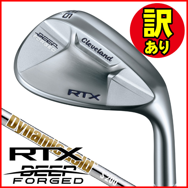 訳あり品】クリーブランド DEEP FORGED ウェッジ ダイナミックゴールド