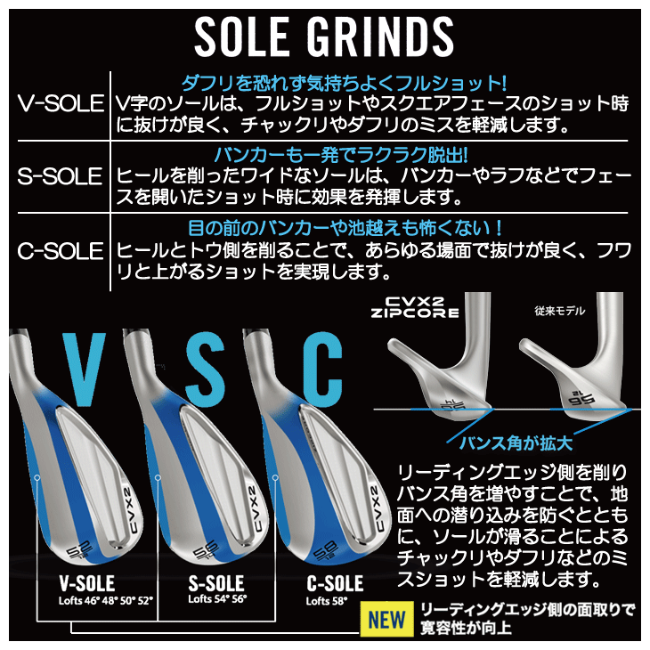 クリーブランド CVX2 ウェッジ ジップコア Diamana for CG II 右利き用