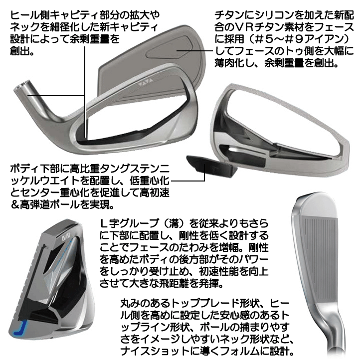 レフティー ダンロップ ゼクシオ14 アイアン 5本セット (#6/#7/#8/#9