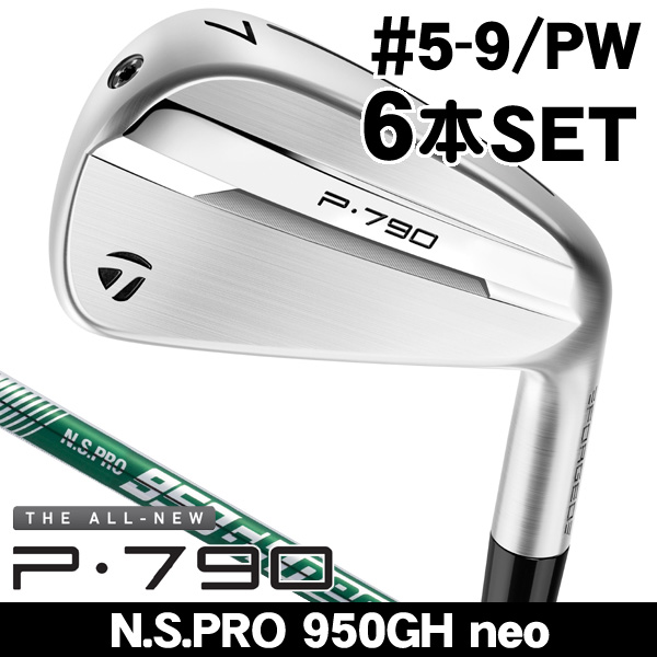 テーラーメイド 2025 P790 アイアン 6本セット (#5/#6/#7/#8/#9/PW