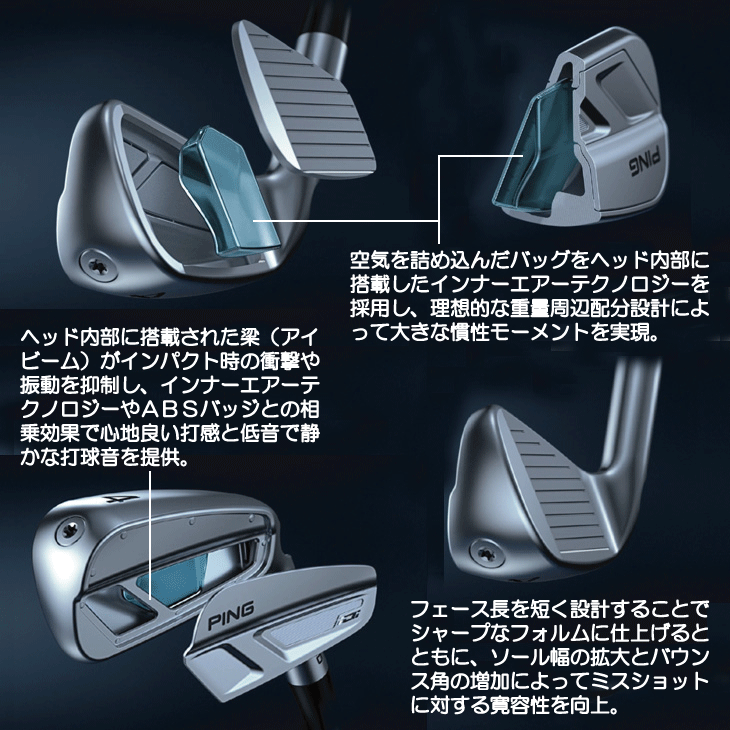 レフティー ピン iDi ユーティリティアイアン N.S.PRO モーダス3
