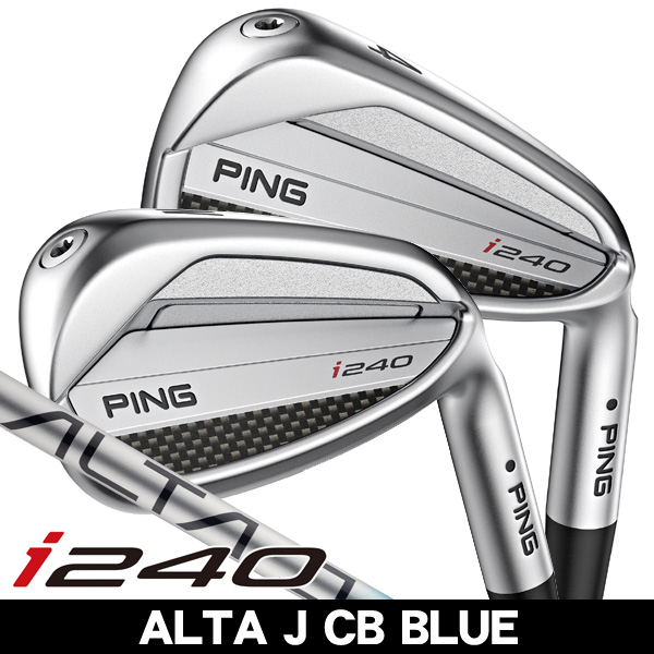 ピン i240 アイアン 5本セット （#6/#7/#8/#9/PW） ALTA J CB BLUE 右