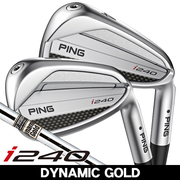 ピン i240 アイアン 単品 （#3/#4/#5/UW） ダイナミックゴールド 右