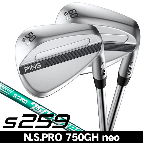 ピン S259 ハイドロパールクロームウェッジ N.S.PRO 750GH neo 右利き