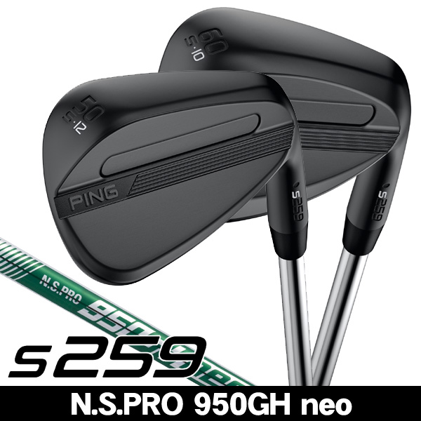 ピン S259 ミッドナイトQPQ ウェッジ N.S.PRO 950GH neo 右利き用 2026