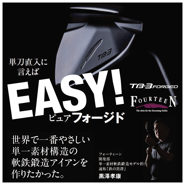 フォーティーン TB3 フォージド アイアン 単品（#5/#6） FS90iスチール
