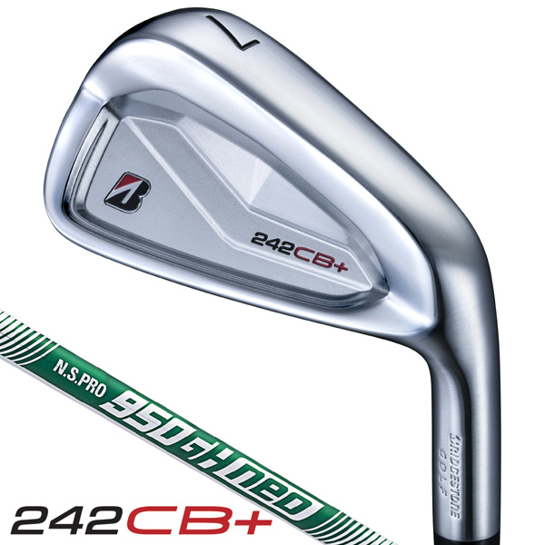 ブリヂストン 242CB+ アイアン 6本セット (#5/#6/#7/#8/#9/PW) N.S.PRO