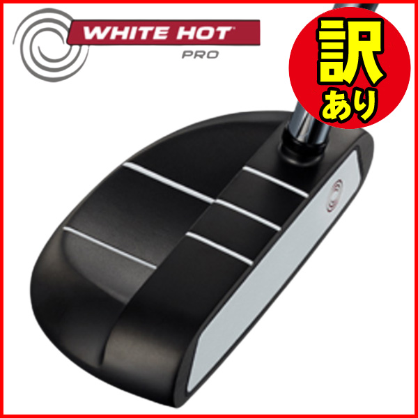 訳あり品】オデッセイ ホワイトホット PRO ブラック ロッシー パター