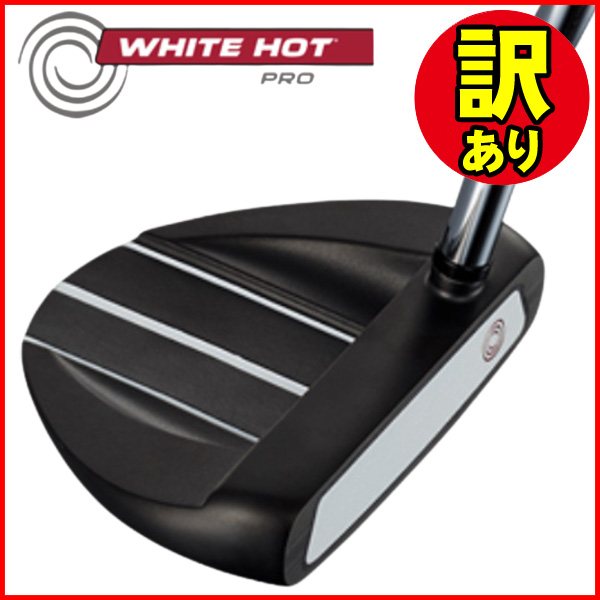 訳あり品】オデッセイ ホワイトホット PRO ブラック V-LINE パター 右
