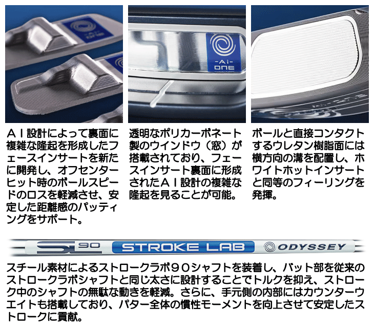 オデッセイ 2025 Ai-ONE シルバー #7 DB パター 右利き用 | つるや