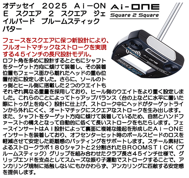 オデッセイ 2025 Ai-ONE スクエア 2 スクエア ジェイルバード