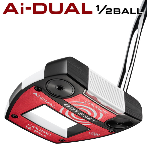オデッセイ Ai-DUAL 1/2-ボール クルーザー ジェイルバード DB パター