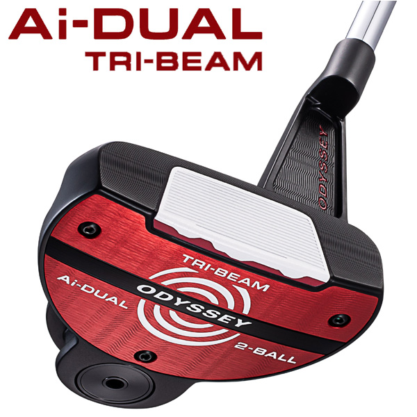 オデッセイパター　トライビーム#2 34インチ オデッセイ Ai-DUAL トライビーム 2ボール CH パター 右利き用 2026年