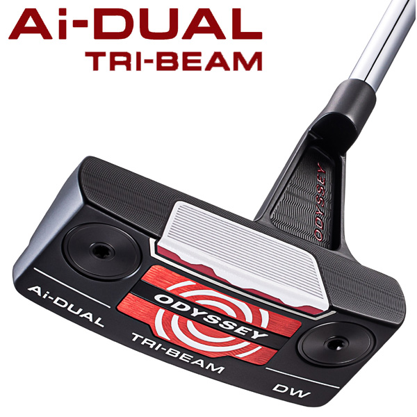 オデッセイ Ai-DUAL トライビーム ダブルワイド CS パター 右利き用