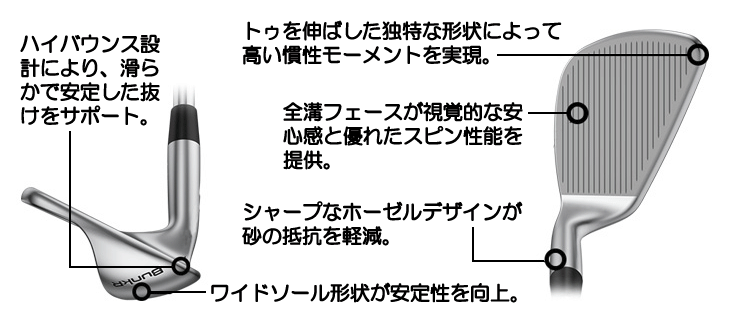 ⭐️けんろう⭐️ピン BunkR バンカー ウェッジ BunkR(バンカー)│CLUB PING【PINGオフィシャルサイト】│CLUB PING