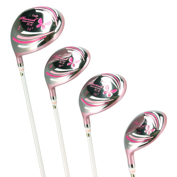 レフティ レディース ピンクラッシュ2クラブセット (W1/W4/W7