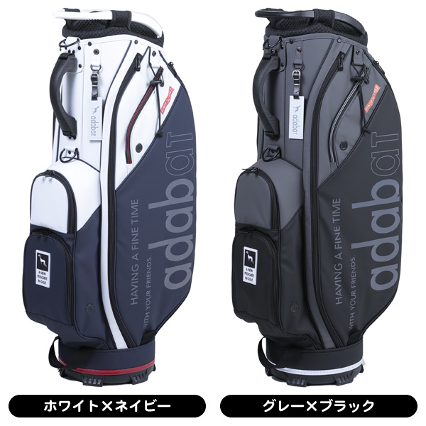 アダバット キャディバッグ ABC438 メンズ カート型 9型 2026年モデル