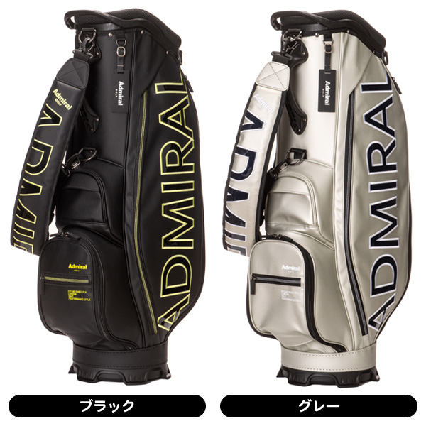 アドミラル9.0型ゴルフバック メンズ アドミラル ADMG3AC4 マット 9型 キャディバッグ 男性用