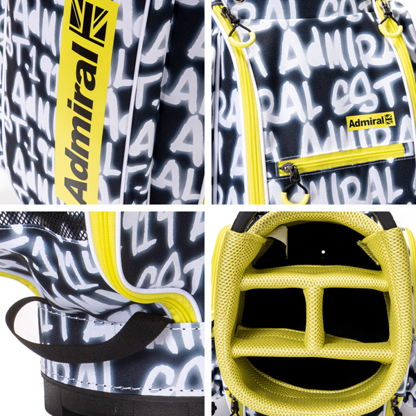 アドミラル ADMG3AC8 ロゴ 9型 キャディバッグ レディース メンズ