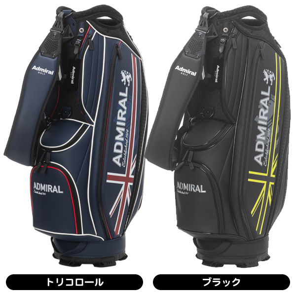 新品 アドミラル キャディバッグ ADMG5AC5 トリコロール Admiral アドミラル キャディバッグ ユニオンジャックスポーツ