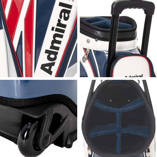アドミラル キャディバッグ ADMG5BC3 メンズ レディース エナメル