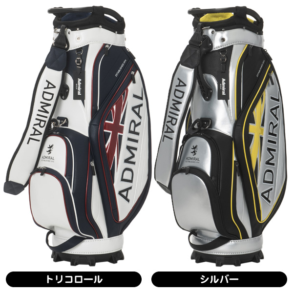 Admiral フラワープリント ゴルフバッグ アドミラル キャディバッグ ADMG5BC4 メンズ レディース