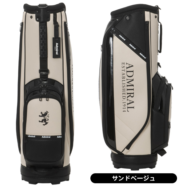 【新品】アドミラル キャディバッグ　ベージュ アドミラル キャディバッグ ADMG5BC7 メンズ レディース