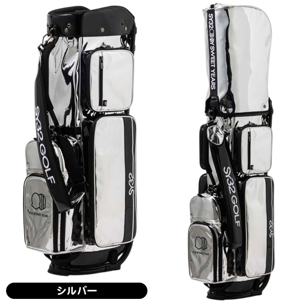 MIYAKATSU STERLING SILVER ゴルフバッグ 置物 SY32 キャディバッグ SYG-27S9-01 メンズ メタリックフレーム スタンド