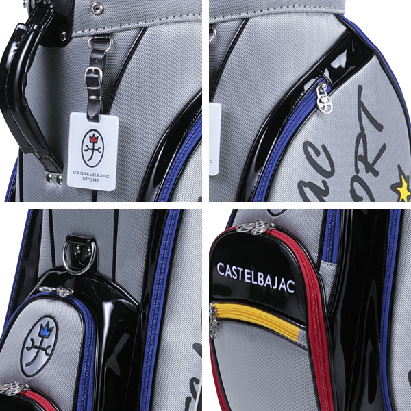 CASTELBAJAC ゴルフキャディバッグ男用 カステルバジャック キャディバッグ CBC036 メンズ カート型 9型 2025