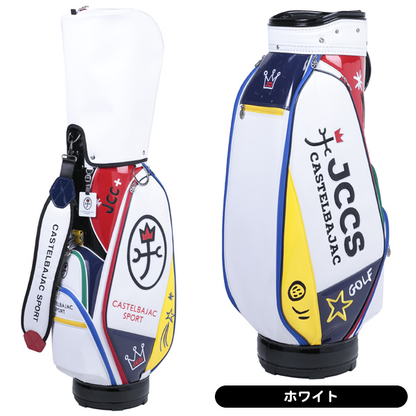 CASTELBAJAC ゴルフバッグ ホワイト CASTELBAJAC（カステルバジャック） スポーツ ゴルフ CASTELBAJAC 2025