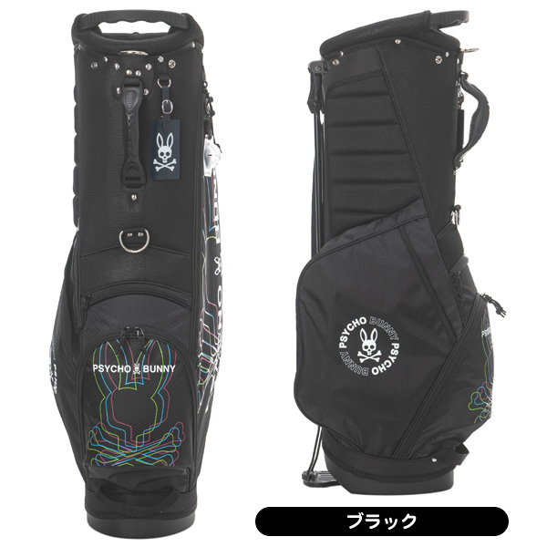 ☆送料無料☆Psycho Bunny(サイコバニー)スタンドキャディバッグ☆ Psycho Bunny（サイコバニー） スタンドキャディバッグ : GDOゴルフ