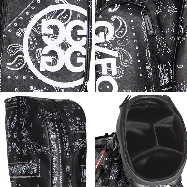 【訳アリ】G/FORE×VESSEL 別注キャディバッグ G/FORE キラー リュクス 073439803 VESSELコラボレーション スタンド