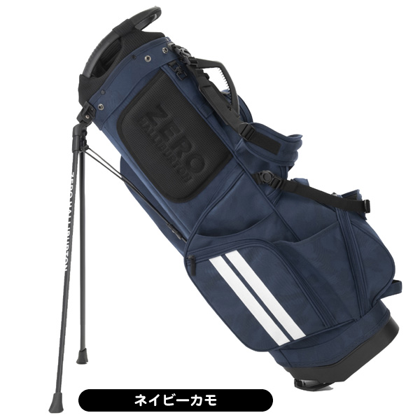 ゼロハリバートン キャディバッグ ネイビー カモフラ 迷彩 ゴルフ
