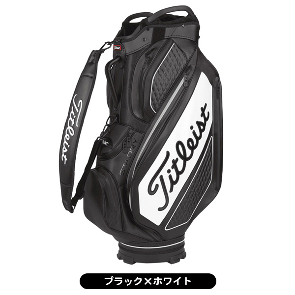 タイトリスト チームタイトリスト 限定キャディバッグ　ブラック　新品未使用 Titleist タイトリスト TITLEIST ツアー キャディバッグ : GDO