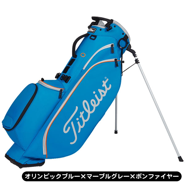 美品　タイトリスト　キャディーバッグ　ブルー　収納多数　軽量　すぐ使える Titleist（タイトリスト） メンズ ゴルフ キャディバッグ カート14