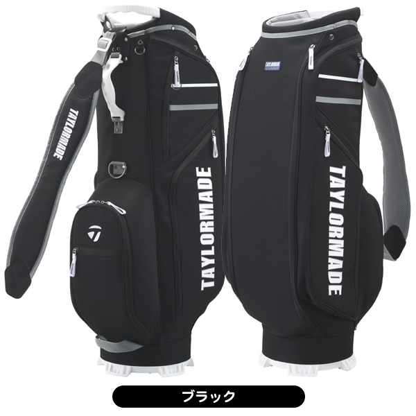 テーラーメイド 2024 グラフィックロゴ UN056 キャディバッグ 黒 テーラーメイド 2024 グラフィックロゴ UN056 キャディバッグ